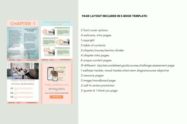 Canva ebook template health wellness