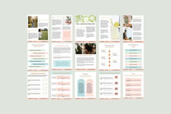 wellness ebook template Canva - deepadesignstudio.com
