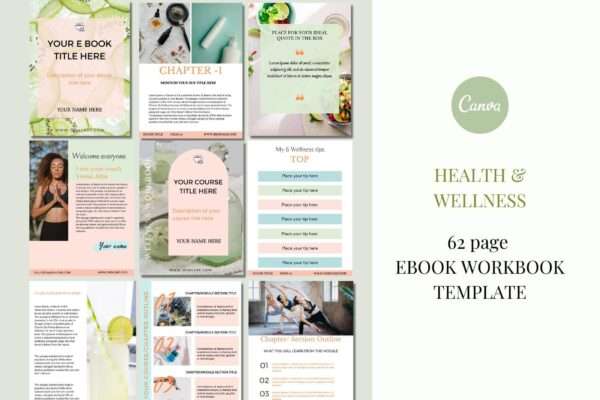 Ebook Workbook Template Canva