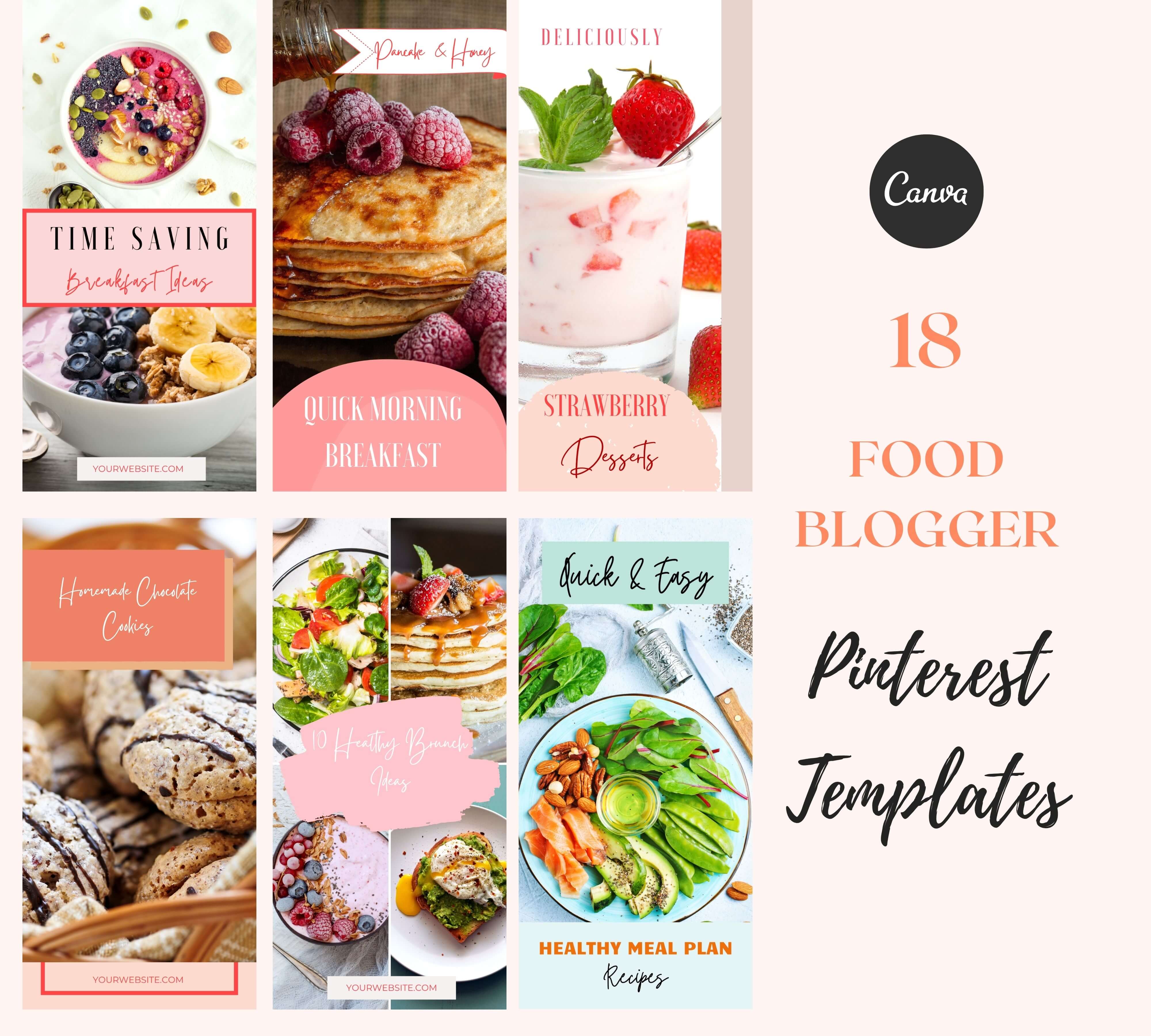 Food Pinterest templates