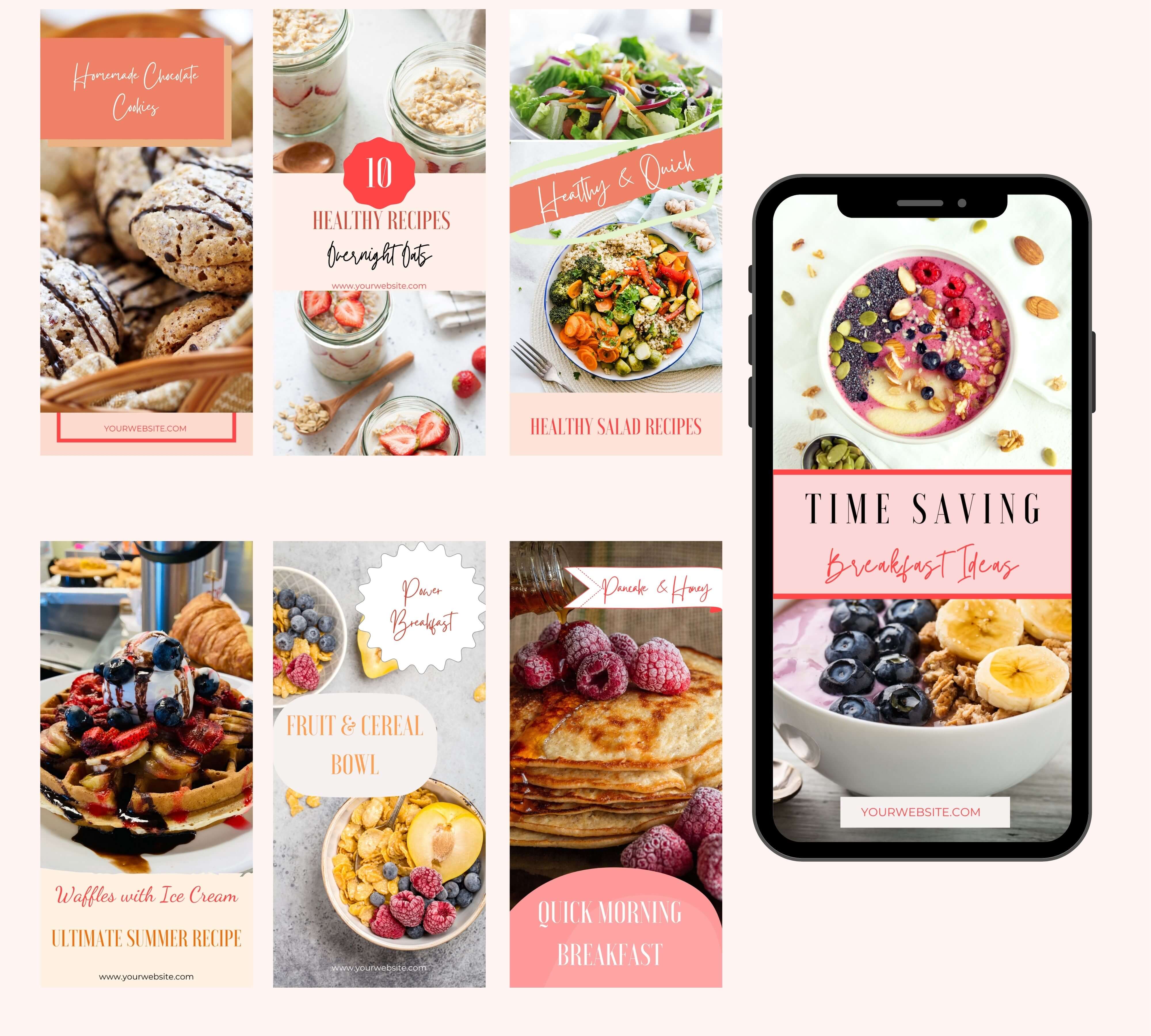 Food Pinterest templates