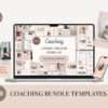fitness coach course creator Canva template - deepadesignstudio.com