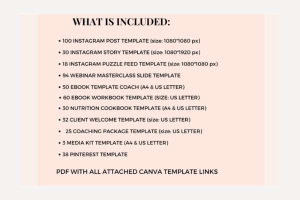 Fitness Course Creator Bundle Canva