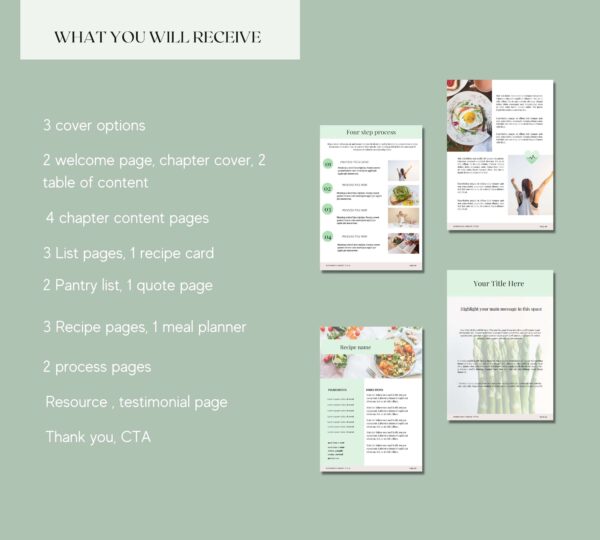 nutrition canva ebook template