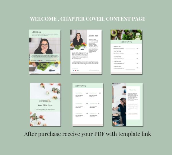 nutrition canva ebook template