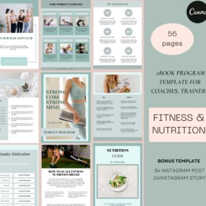 fitness nutrition program template