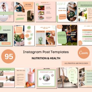 health coach instagram templates