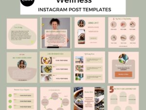 50 wellness instagram templates