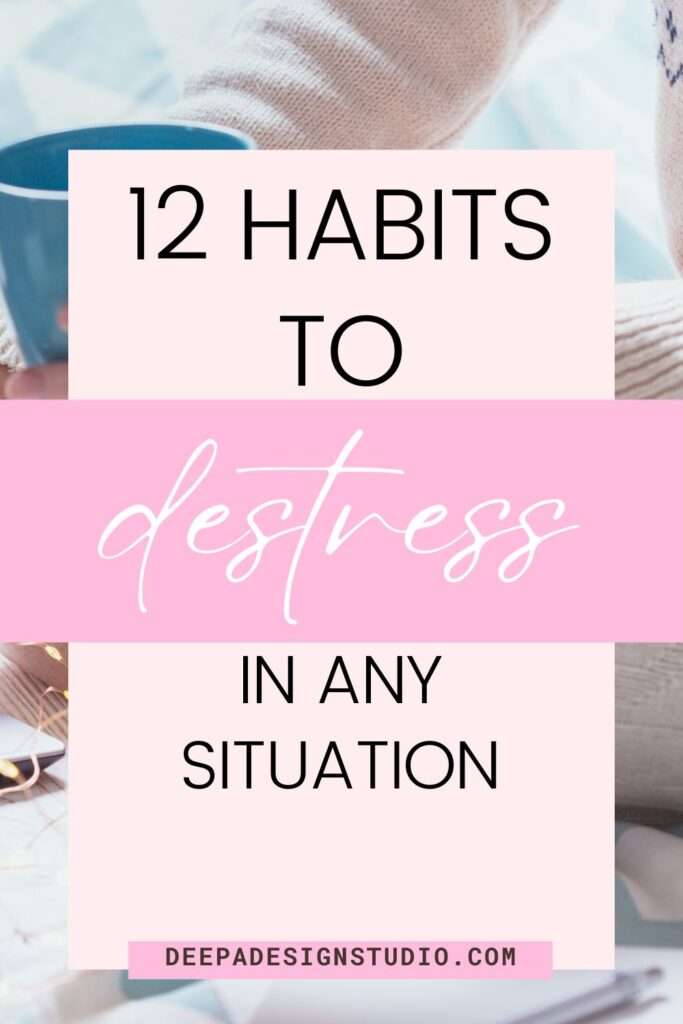 how to destress in any situation