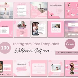 self care instagram templates