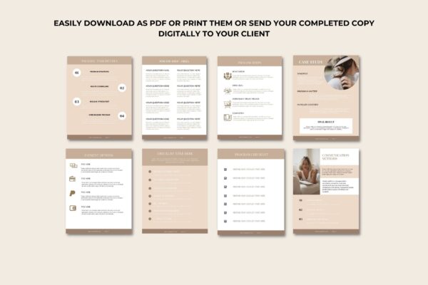 client welcome packet template