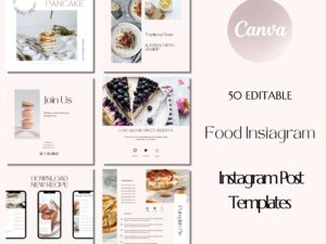 food instagram post templates