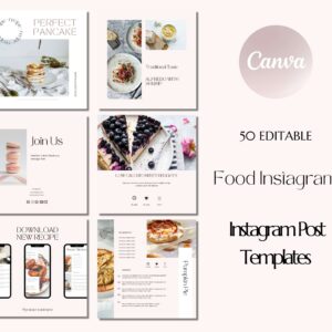 food instagram post templates
