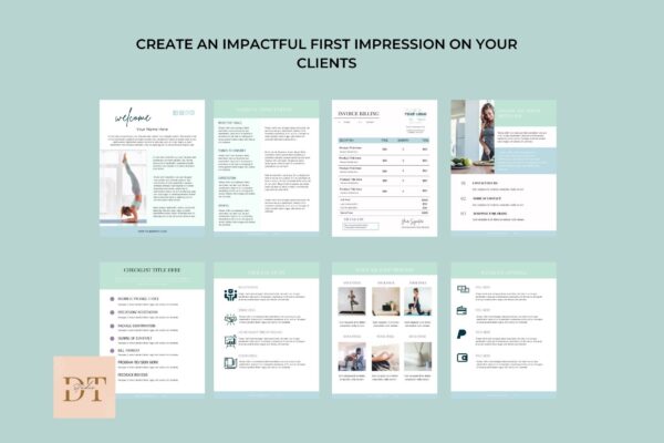 client welcome template wellness