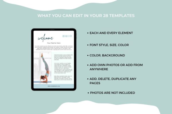 client welcome template wellness