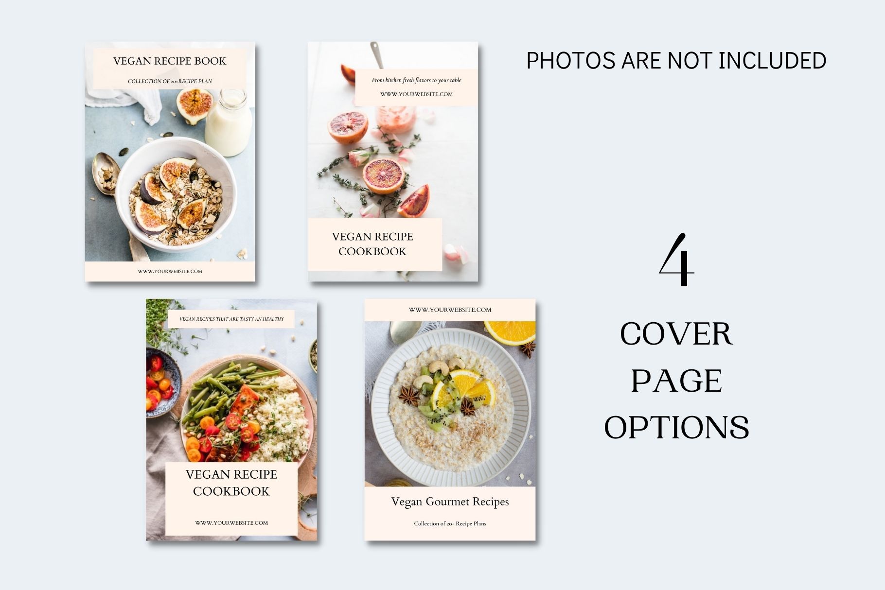 recipe book template healthy