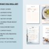 recipe book template healthy