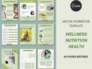 canva ebook template wellness