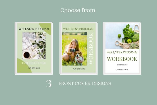 canva ebook template wellness