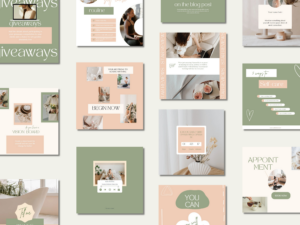 wellness coach instagram templates