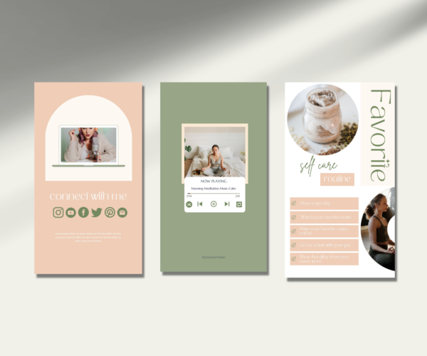 wellness coach instagram templates