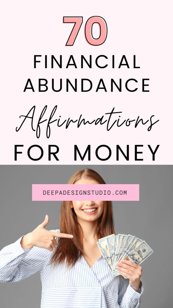 70 financial abundance affirmation for money