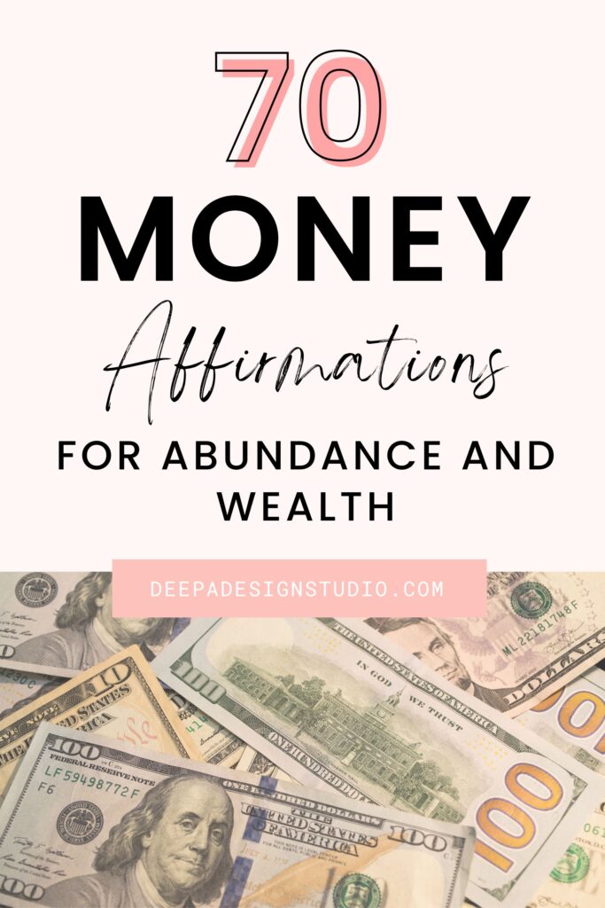 70 money affirmations for abundance and wealth