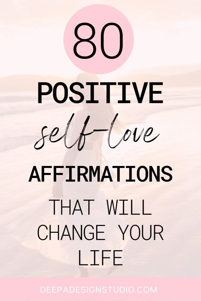 80 Positive Self-Love Affirmations to Transform Your Life