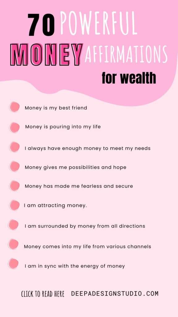 powerful money affirmations