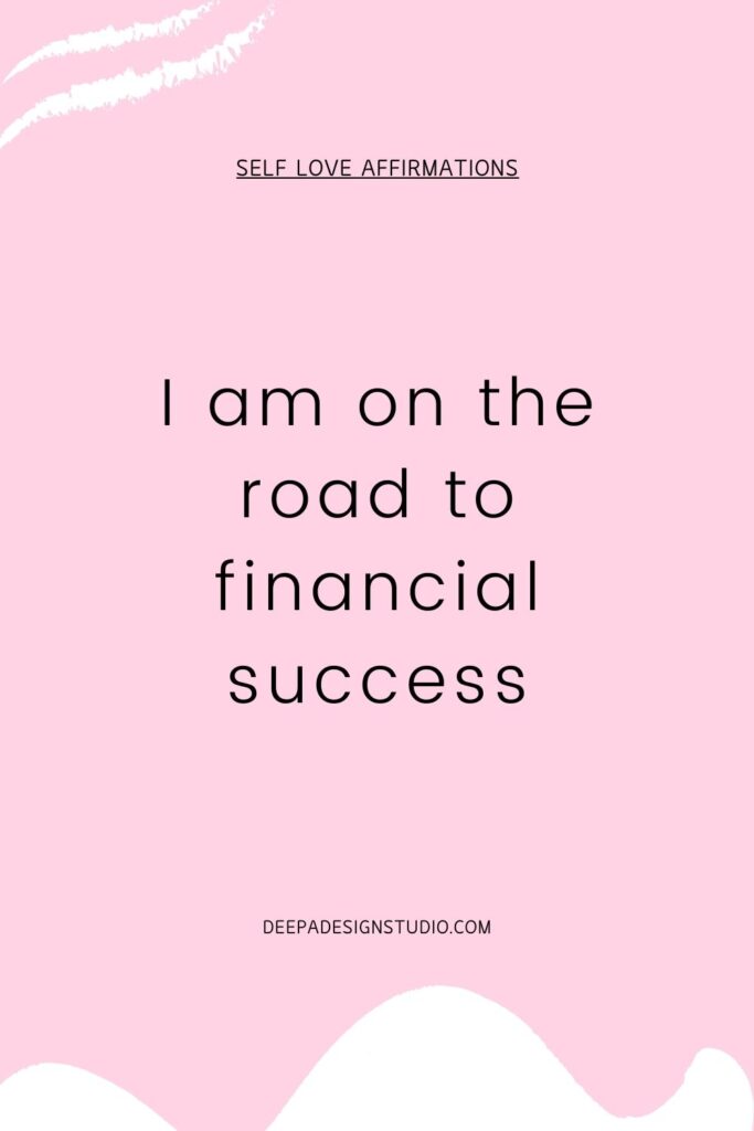 self love affirmation finance