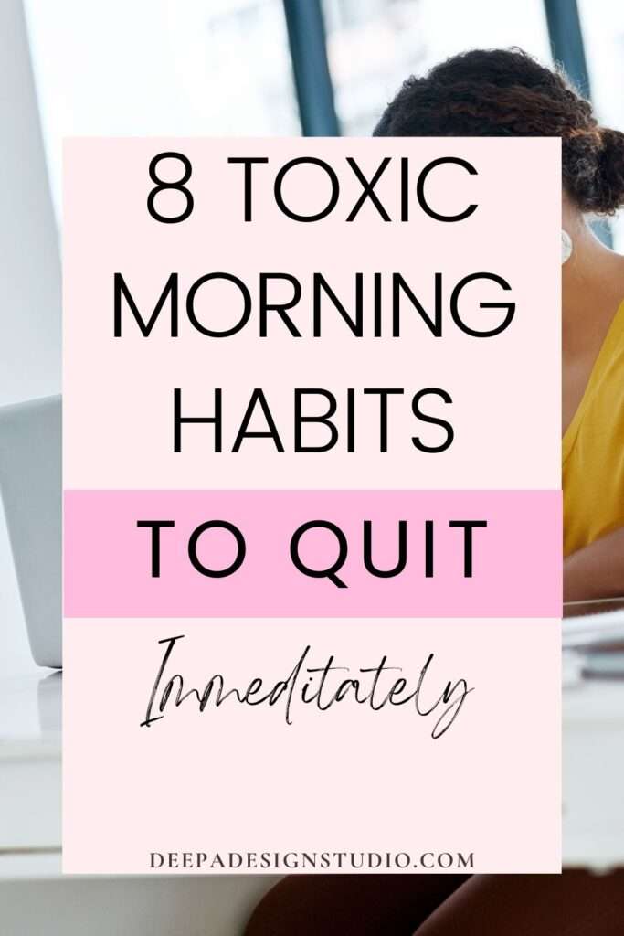 bad morning habits to remove