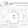 self care printable planner journal