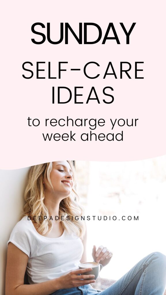sunday self care ideas to recharge