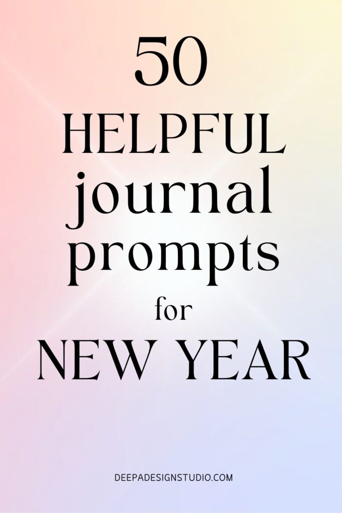 50 helpful journal prompts for new year