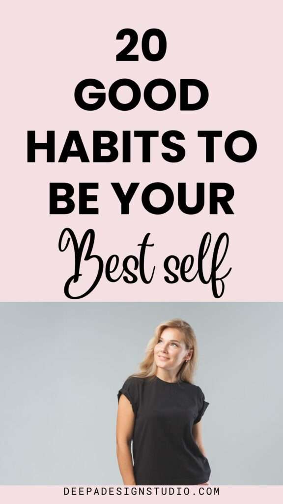 good habits to be the best self