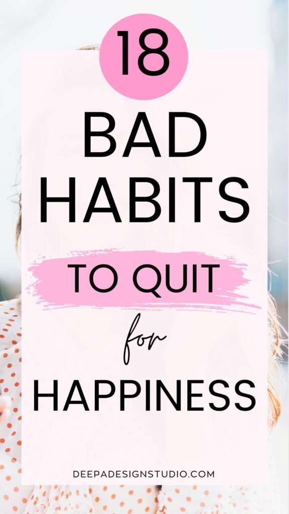 bad habits to quit