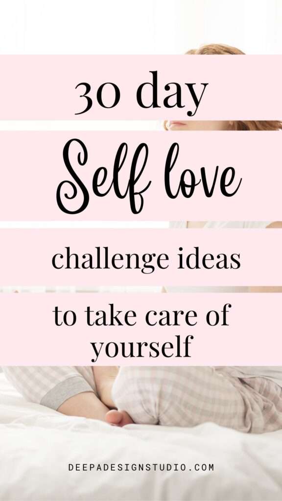 30 day self love challenge ideas