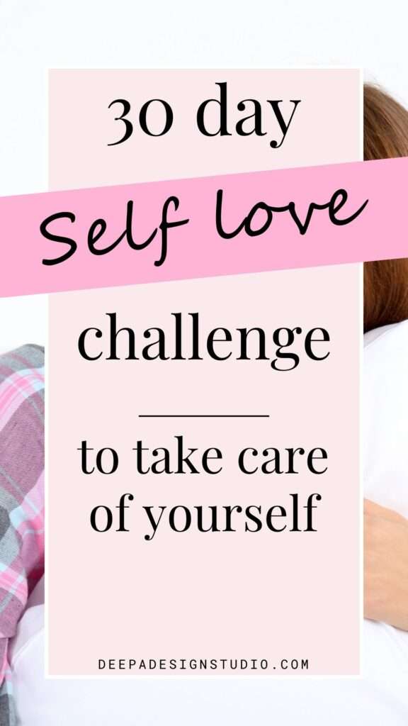 30 day self love challenge ideas