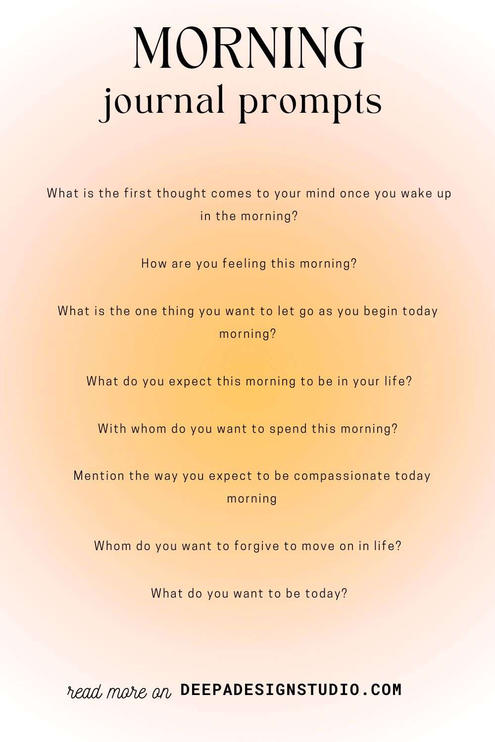 30 Morning Journal Prompts for a great start in your day