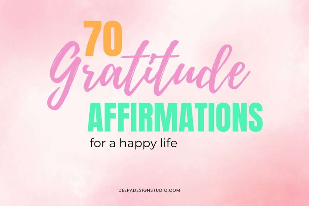 gratitude affirmations inspiration