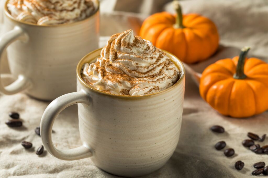 fall activities pumpkin spice latte for autumn