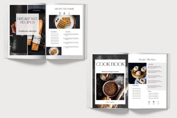 Recipe Book Template Canva - Image 3