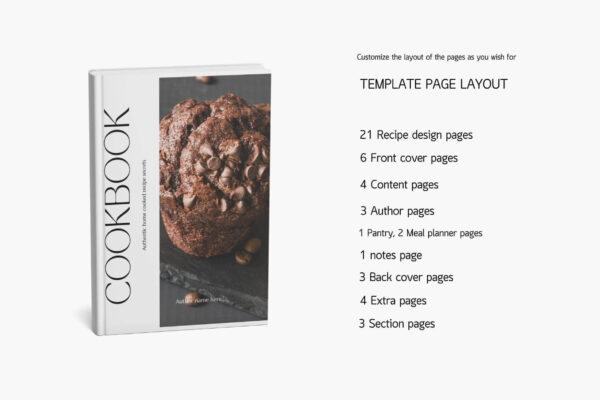 Recipe Book Template Canva - Image 4