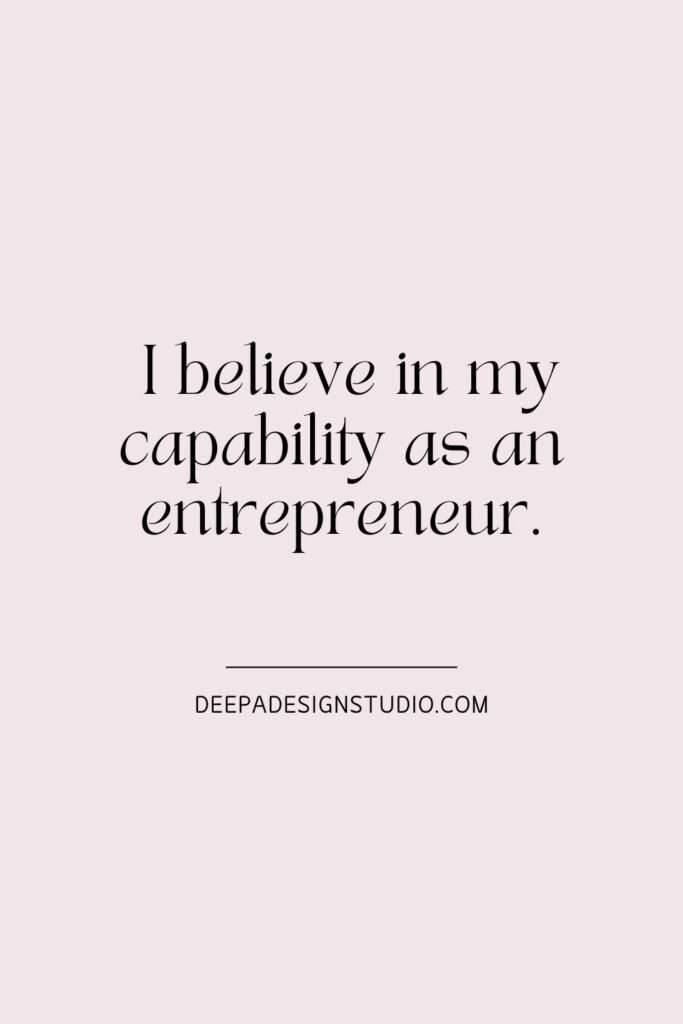 entrepreneur success affirmation for prosperity