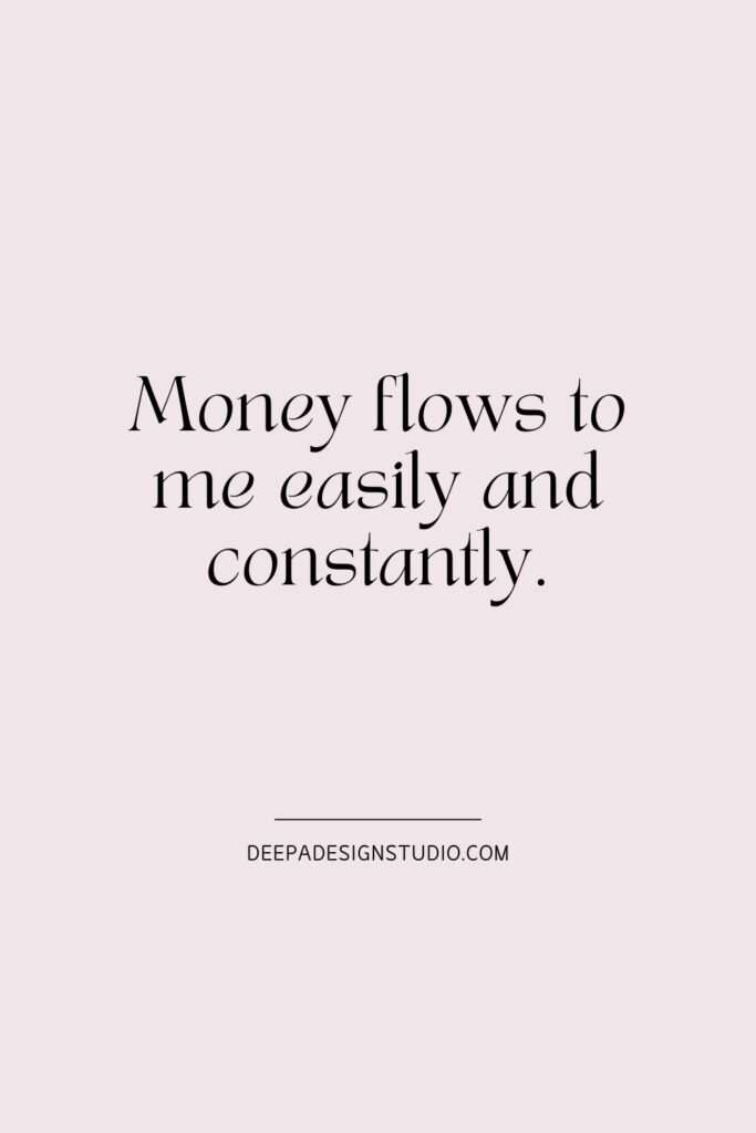 money affirmations for business - Deepa -design- studio