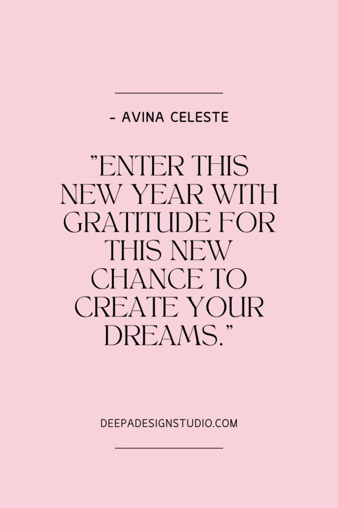 new year gratitude quotes inspirational