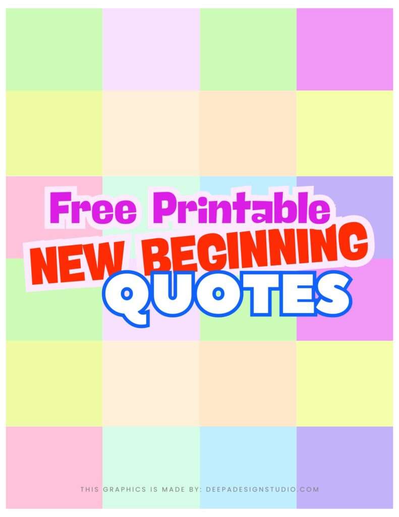 Free Printable - 50 New beginning QUOTES-deepa-design-studio