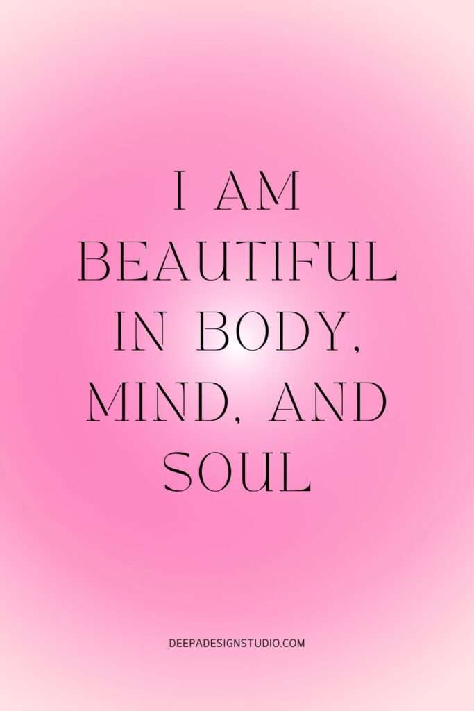 50 vision board affirmations beauty