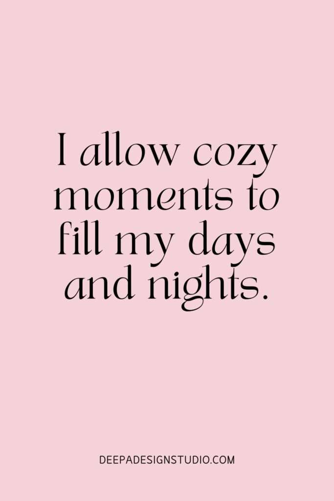 30 cozy holiday affirmations for a wonderful winter