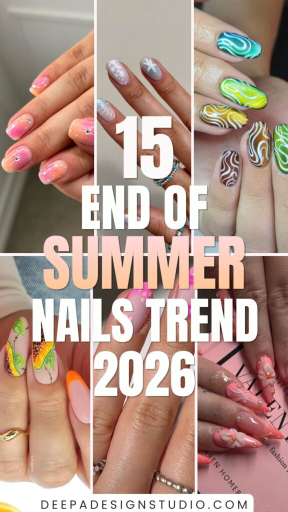 End of summer nails trend to fall in love